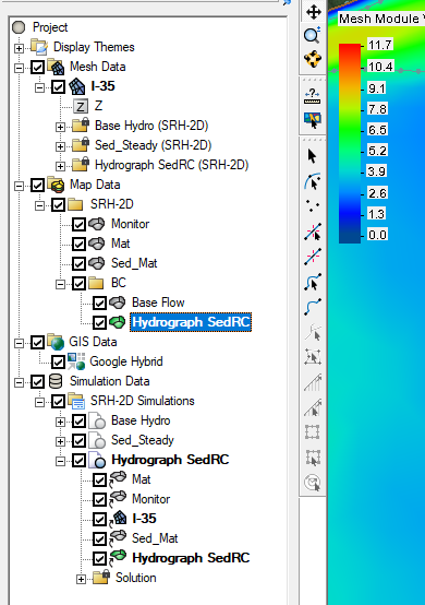 Example of Project Explorer Organization in SMS